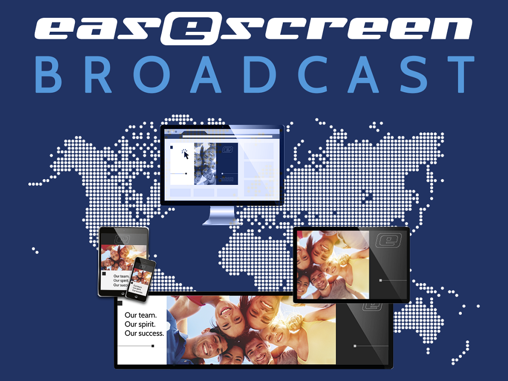 easescreen Software Broadcast Kanal 10 Kanäle & 100 User ES-BC-10-100